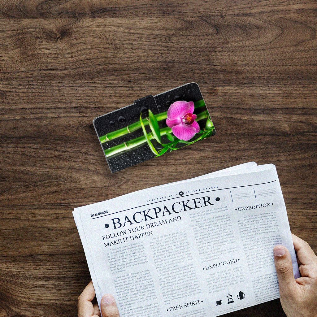 Huawei Y7 (2019) Hoesje Orchidee