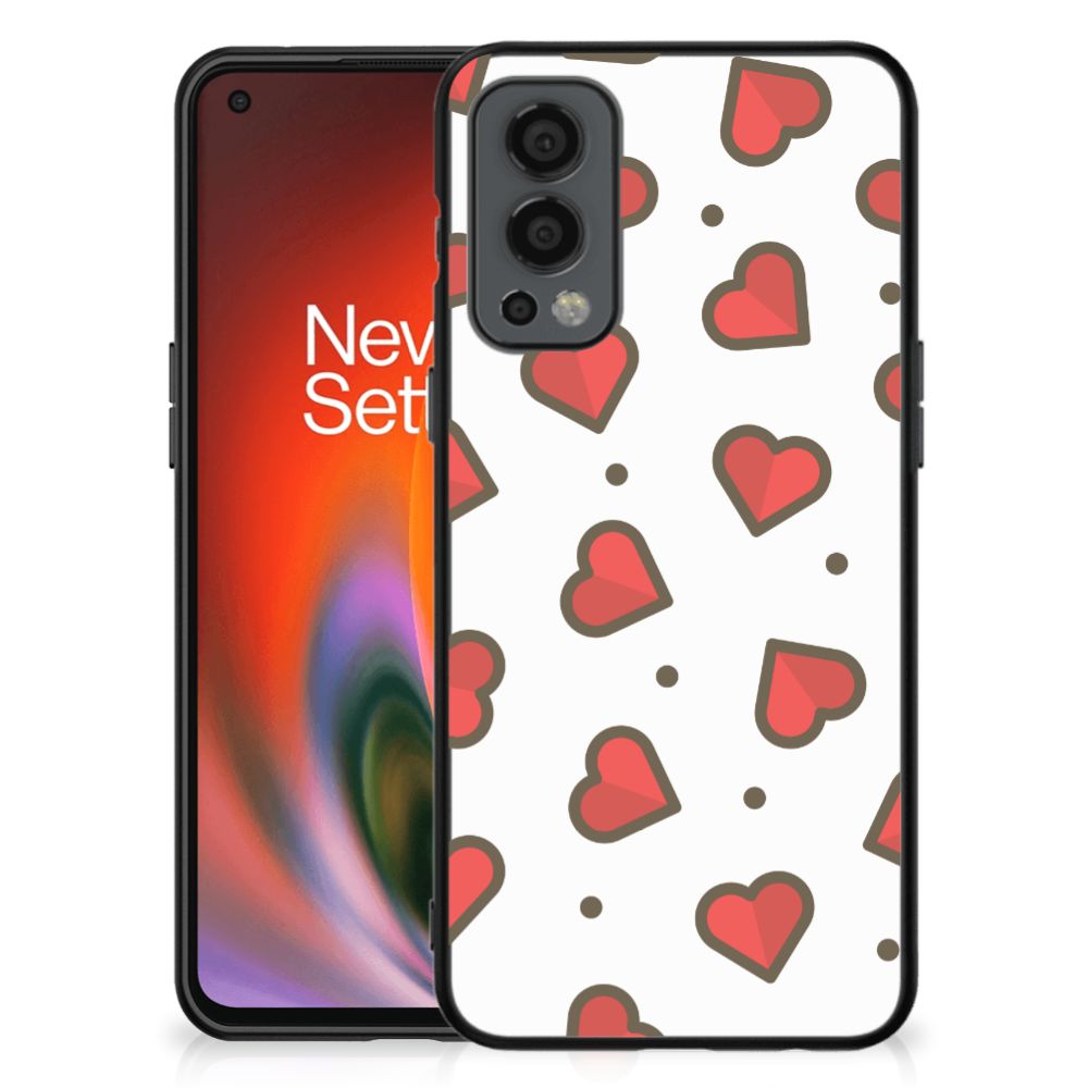 OnePlus Nord 2 Back Case Hearts