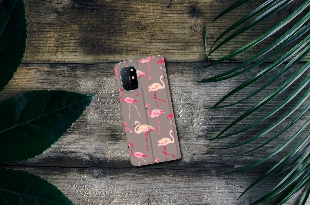 OnePlus 8T Hoesje maken Flamingo - B2C Telecom