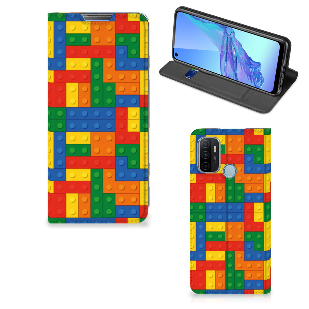 OPPO A53 | A53s Hoesje met Magneet Blokken