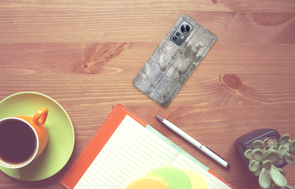 Xiaomi 12 | 12X Standcase Beton Print - B2C Telecom