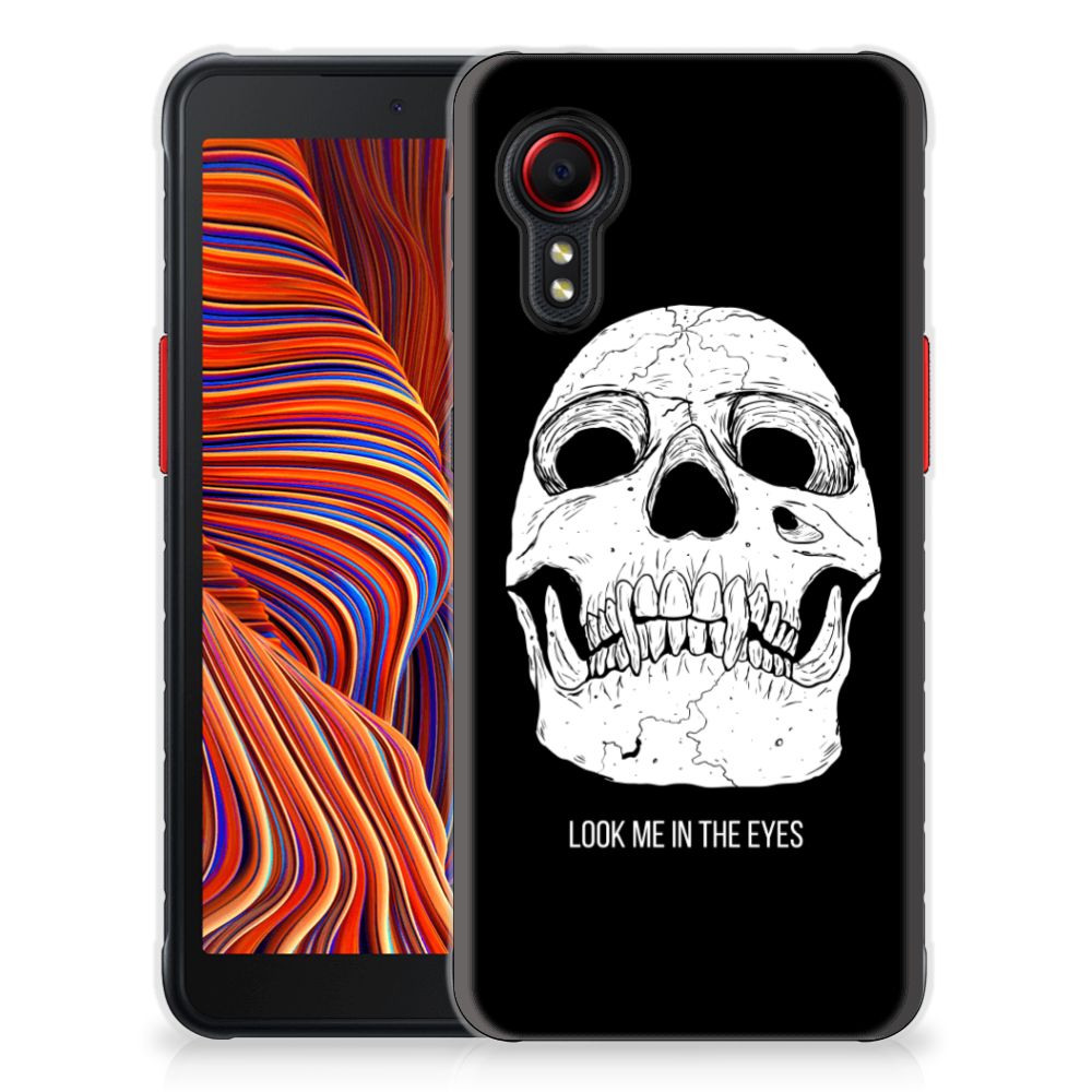 Silicone Back Case Samsung Galaxy Xcover 5 Skull Eyes B2C Telecom