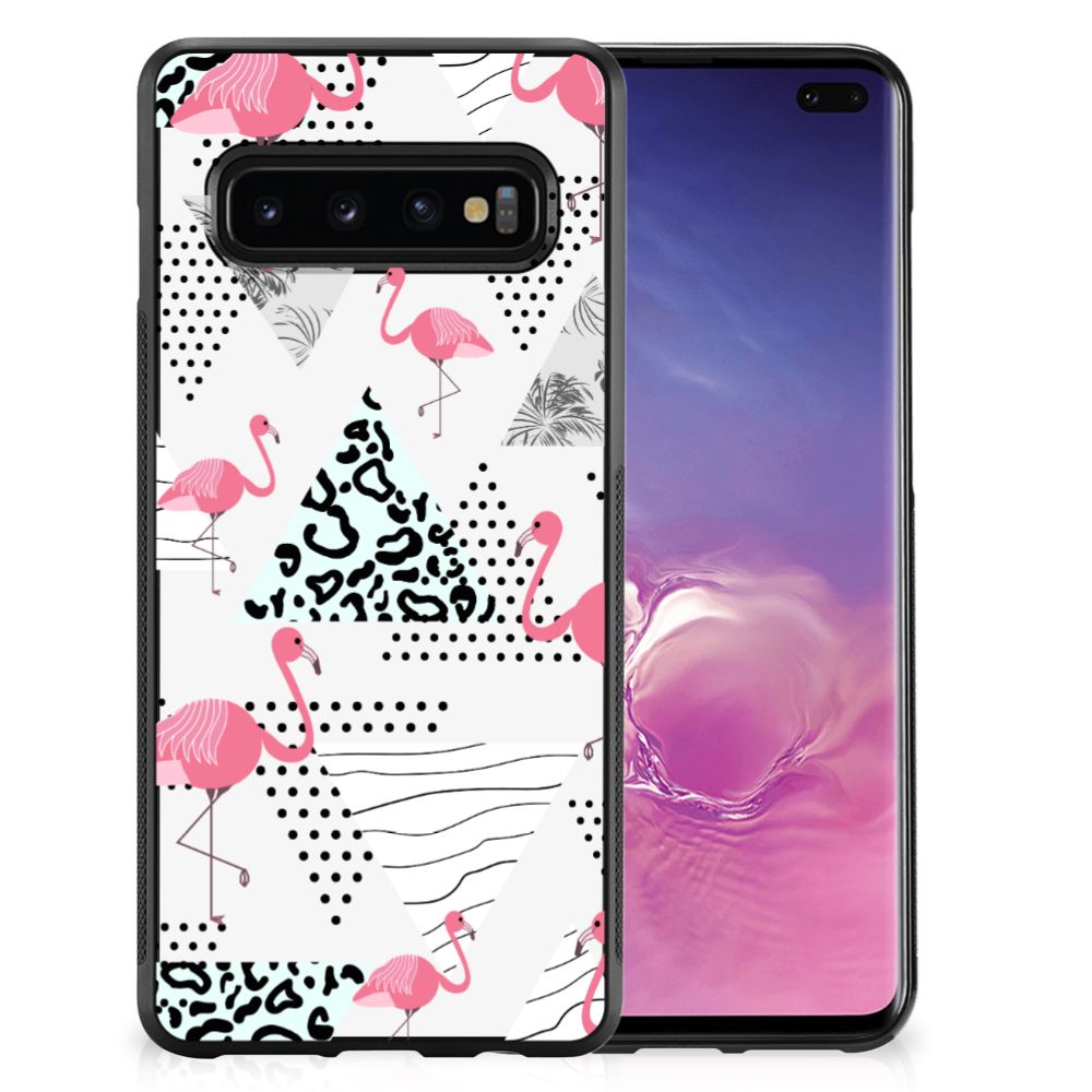 Samsung Galaxy S10+ Back Cover Flamingo Triangle