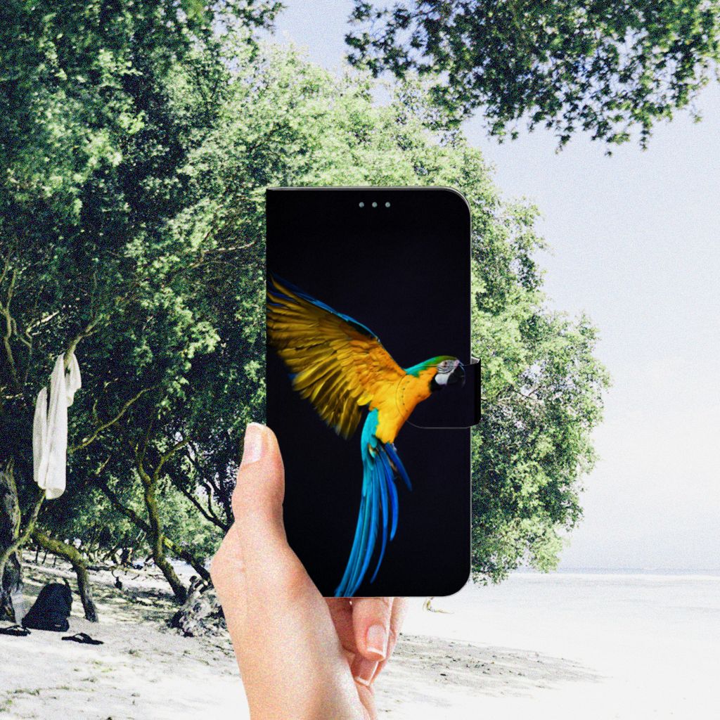 Nokia X10 | Nokia X20 Telefoonhoesje met Pasjes Papegaai