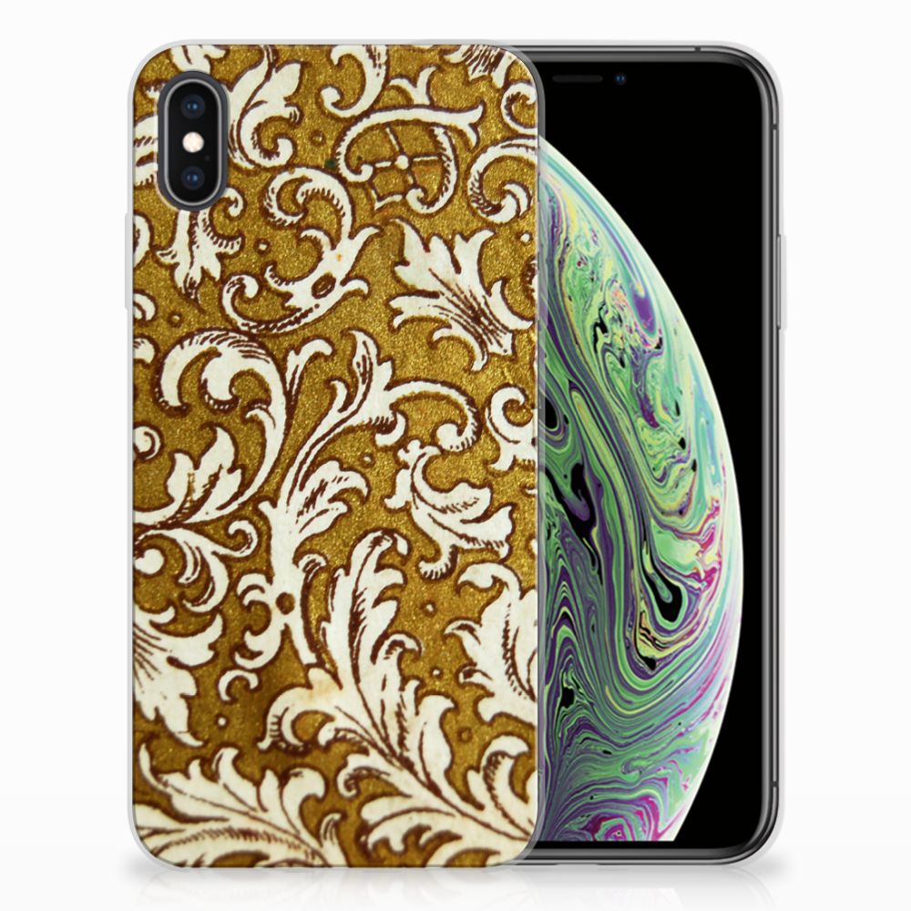 Siliconen Hoesje Apple iPhone Xs Max Barok Goud