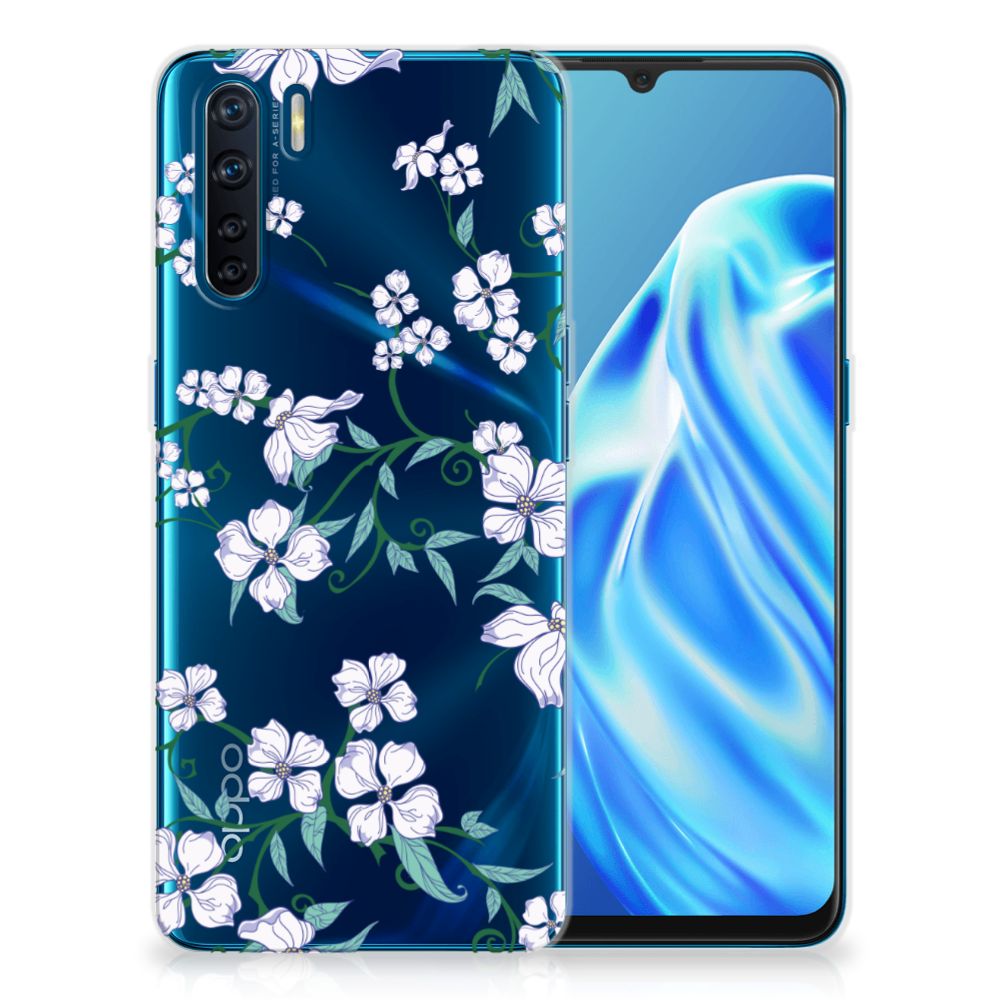OPPO A91 Uniek TPU Case Blossom White B2C Telecom