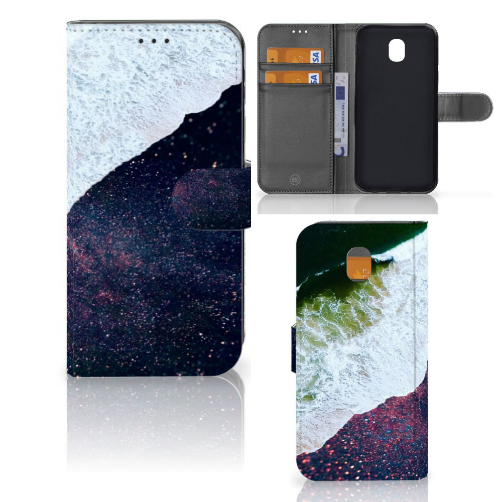 Samsung Galaxy J5 2017 Book Case Sea in Space
