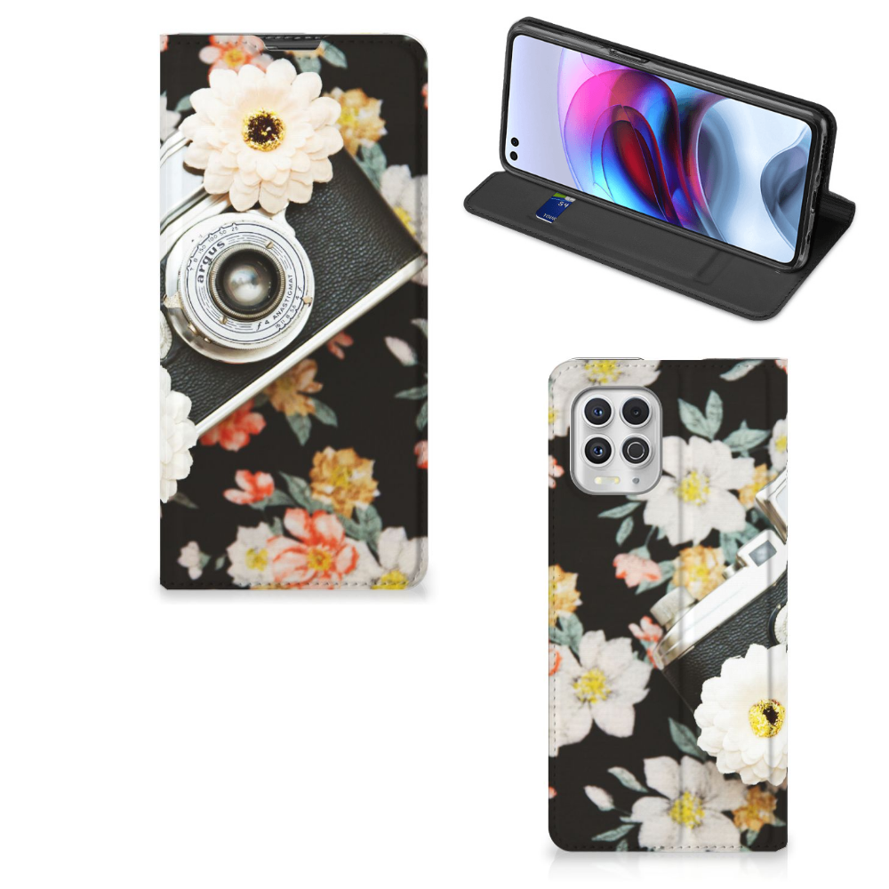 Motorola Moto G100 Stand Case Vintage Camera - B2C Telecom