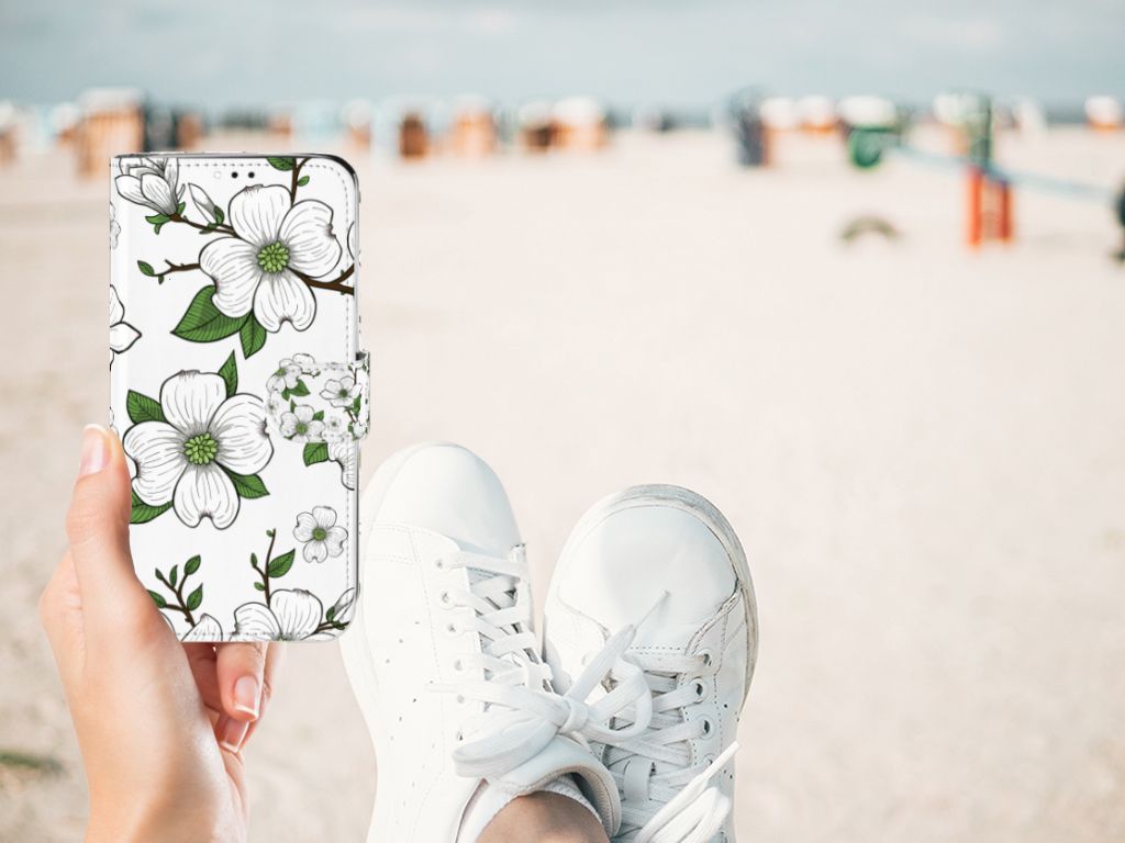 Motorola Moto G7 | G7 Plus Hoesje Dogwood Flowers