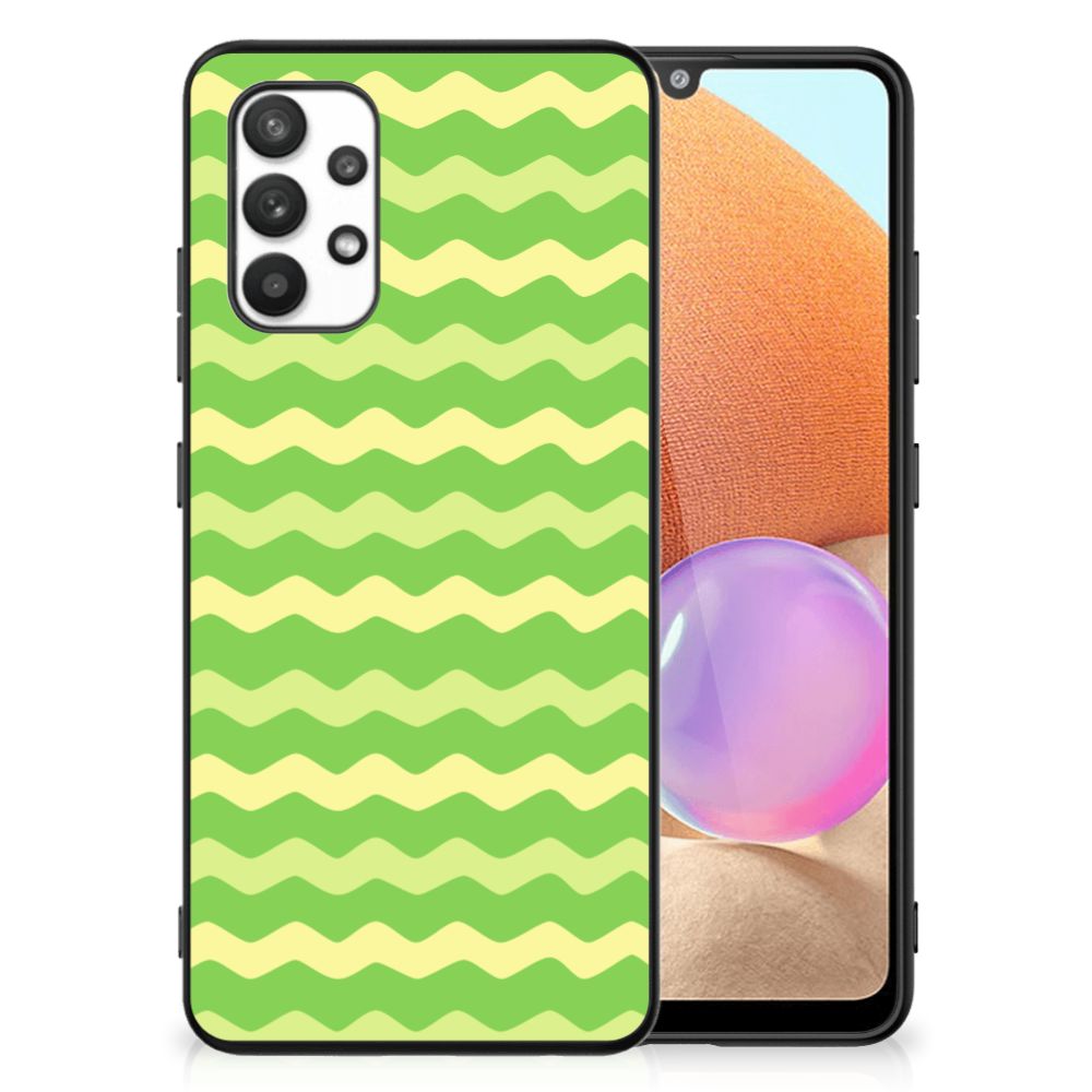 Samsung Galaxy A32 4G | A32 5G Enterprise Editie Back Case Waves Green B2C Telecom