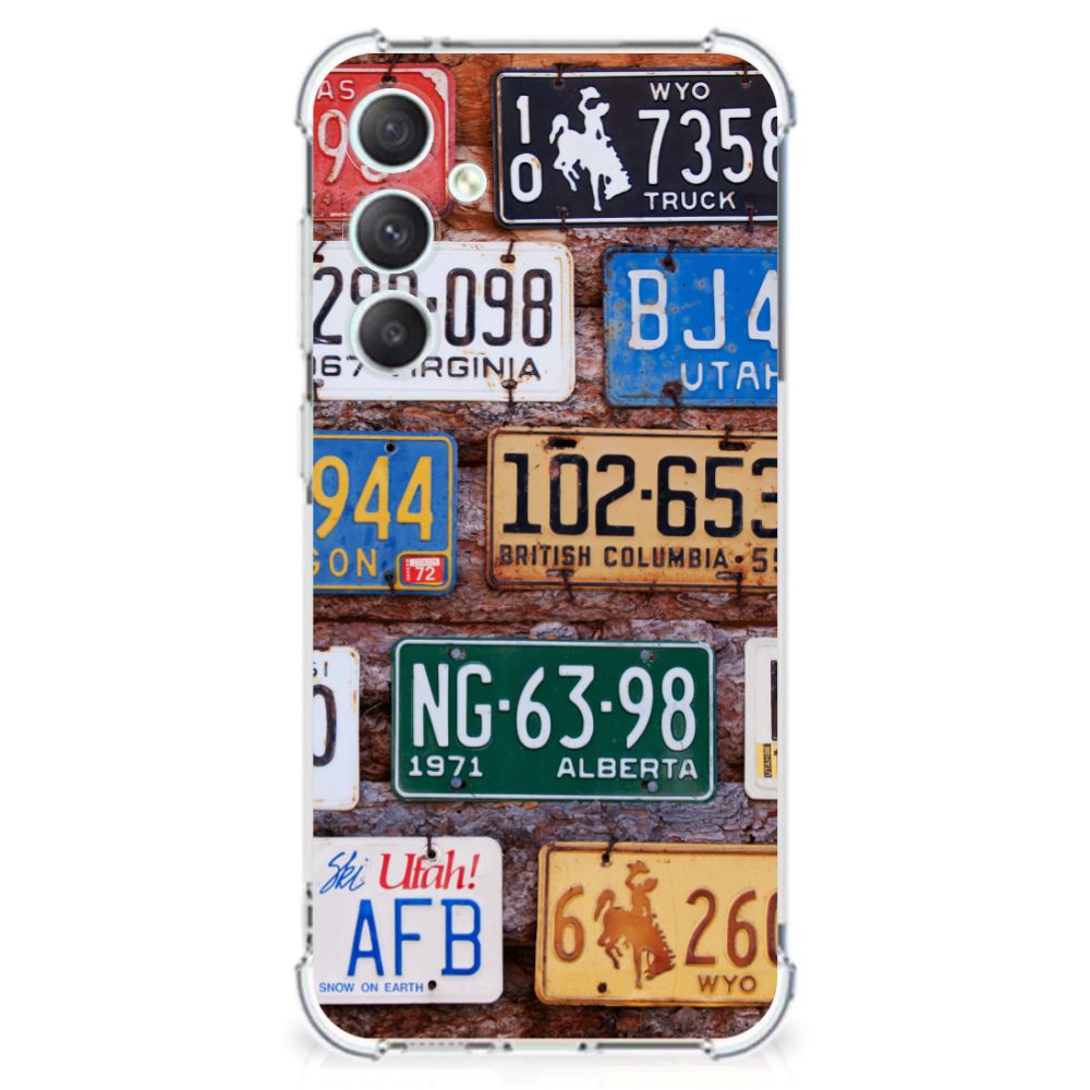 Samsung Galaxy S23 FE Anti-shock Hoesje met foto Kentekenplaten