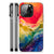 Kleurrijke Telefoonhoesje iPhone 14 Pro Watercolor Dark