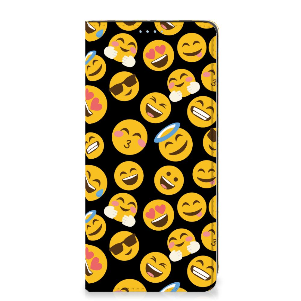 Samsung Galaxy A21s Hoesje met Magneet Emoji