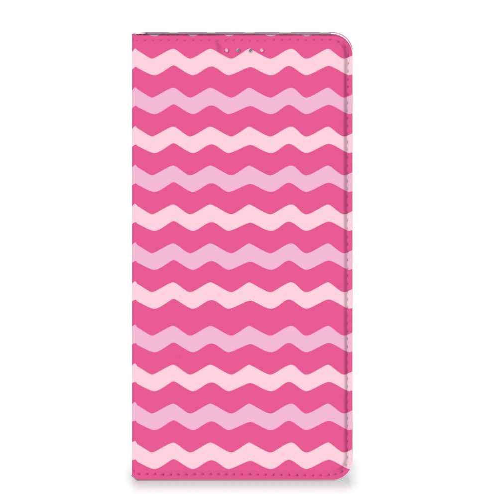 Samsung Galaxy A13 (4G) Hoesje met Magneet Waves Pink - B2C Telecom