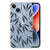 Apple iPhone 14 TPU Case Leaves Blue