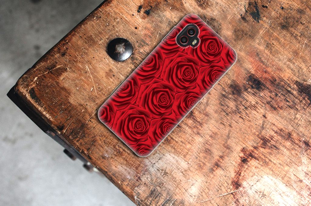 Samsung Galaxy Xcover 6 Pro TPU Case Red Roses B2C Telecom