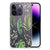 Apple iPhone 14 Pro TPU Case Leaves met groene bladeren op een transparante achtergrond đŋ.
