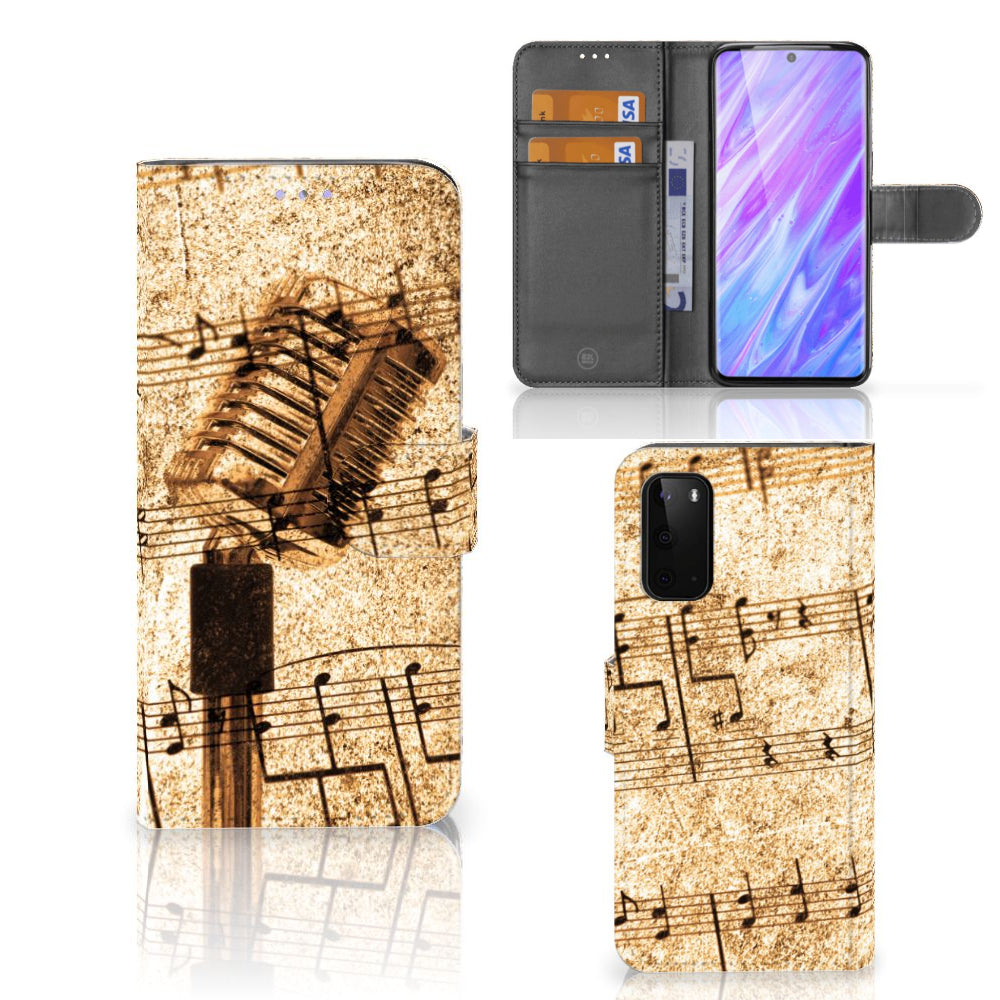 Samsung Galaxy S20 Telefoonhoesje met foto Bladmuziek