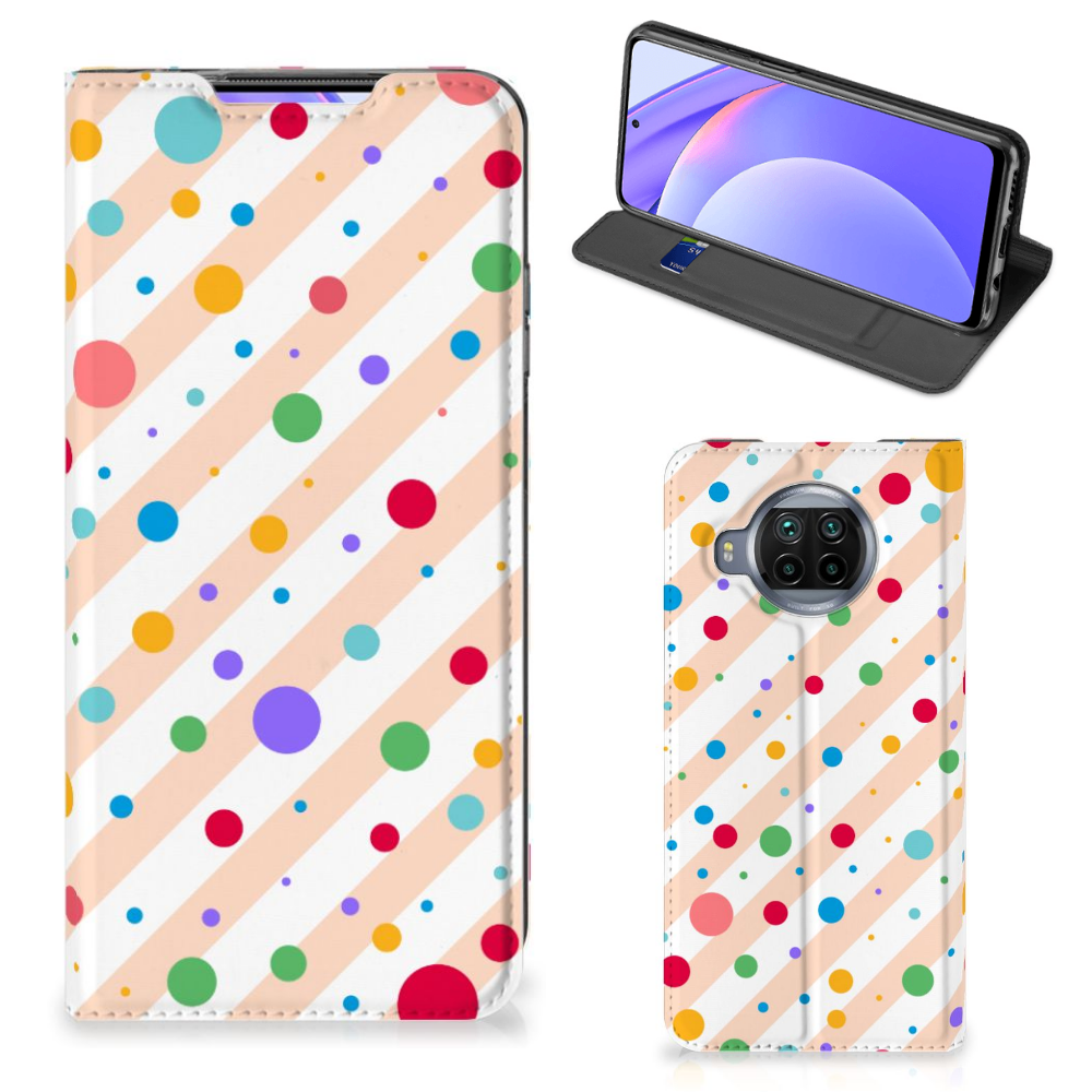 Xiaomi Mi 10T Lite Hoesje met Magneet Dots - B2C Telecom