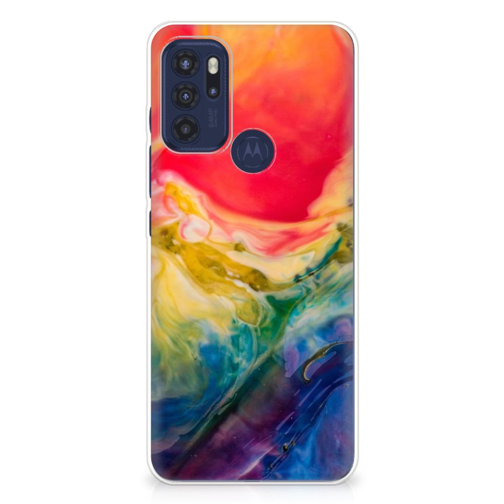 Hoesje maken Motorola Moto G60s Watercolor Dark
