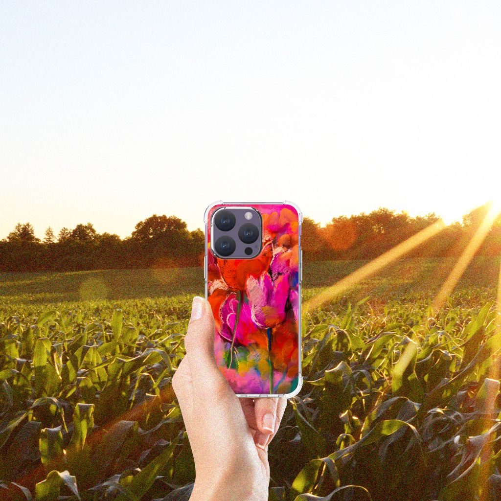 Back Cover iPhone 15 Pro Tulips B2C Telecom