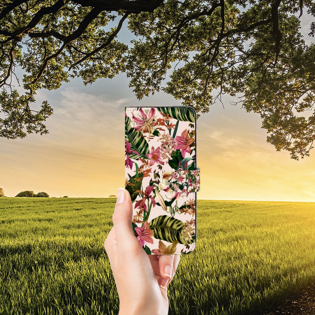 Motorola Moto E22 | E22i Hoesje Flowers