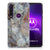 Motorola One Macro TPU Siliconen Hoesje Marmer Grijs B2C Telecom