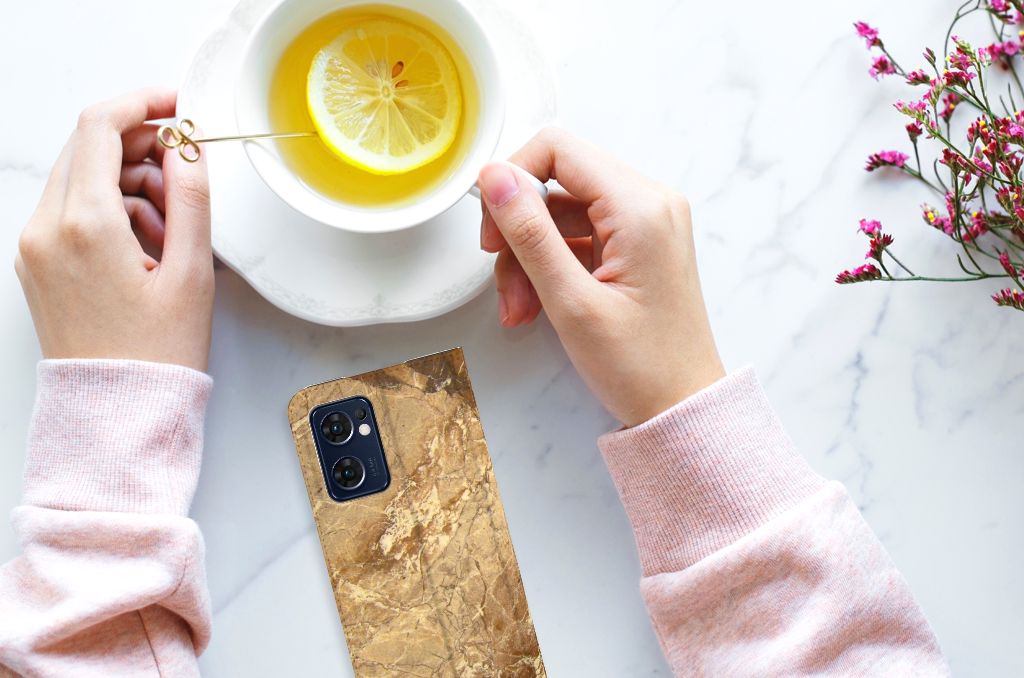 OPPO Find X5 Lite | Reno7 5G Standcase Marmer Creme - B2C Telecom
