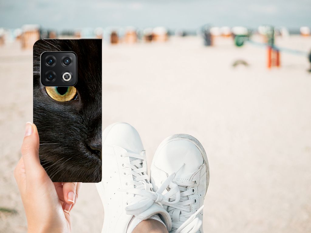 OnePlus 10 Pro Hoesje maken Zwarte Kat - B2C Telecom