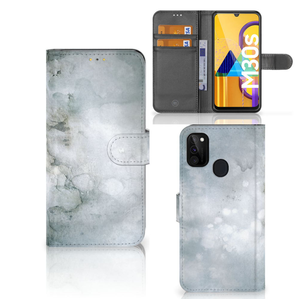 Hoesje Samsung Galaxy M21 | M30s Painting Grey