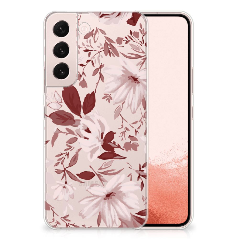 Hoesje maken Samsung Galaxy S22 Watercolor Flowers