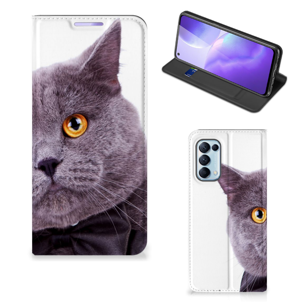 OPPO Find X3 Lite Hoesje maken Kat - B2C Telecom