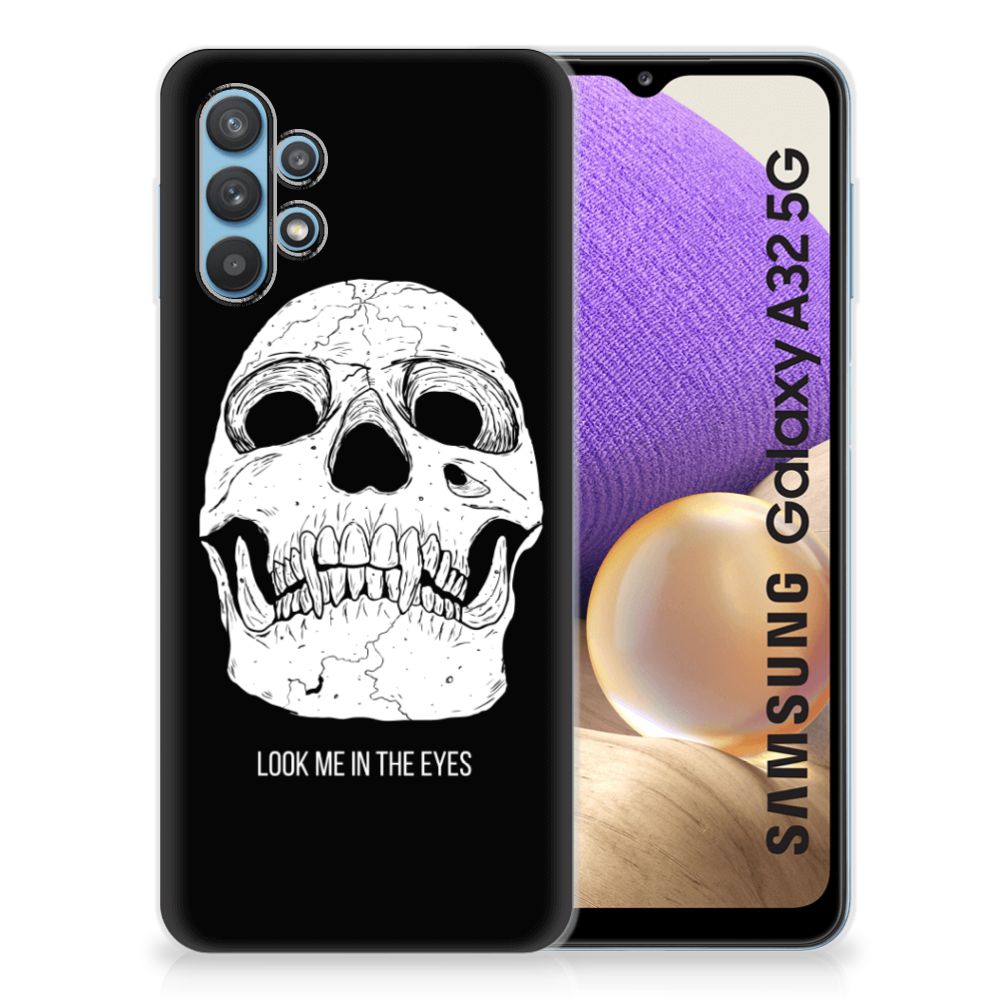 Silicone Back Case Samsung Galaxy A32 5G Skull Eyes B2C Telecom
