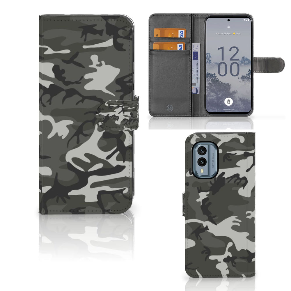 Nokia X30 Telefoon Hoesje Army Light