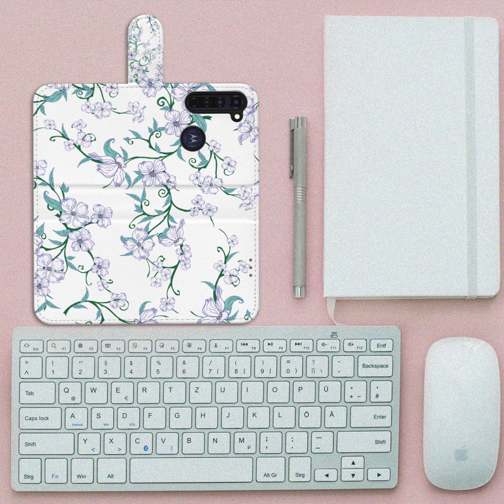 Motorola Moto G Pro Uniek Hoesje Blossom White