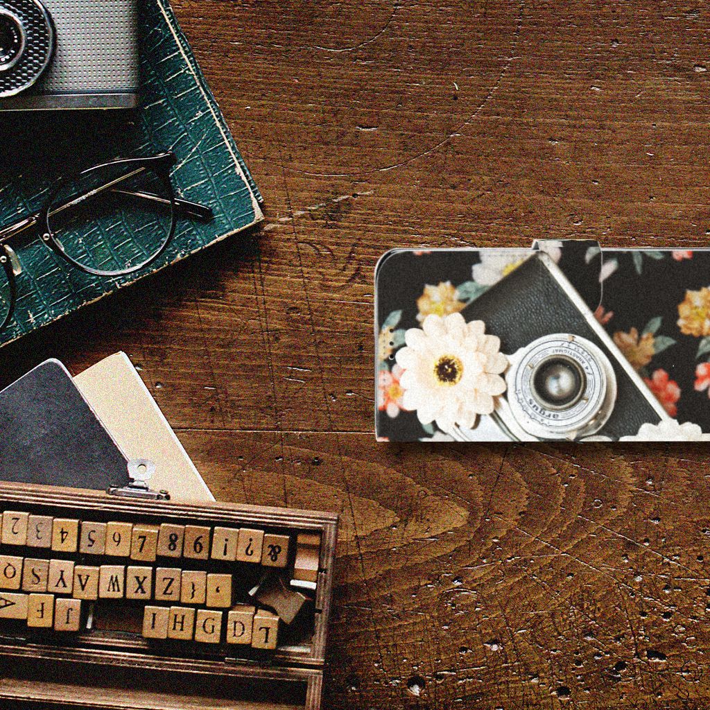 Motorola Moto G7 Power Telefoonhoesje met foto Vintage Camera