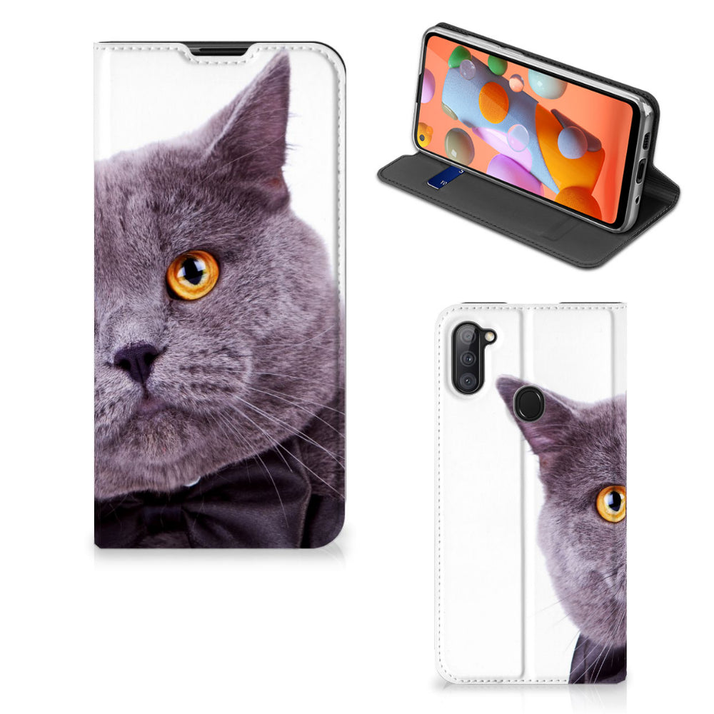 Samsung Galaxy M11 | A11 Hoesje maken Kat