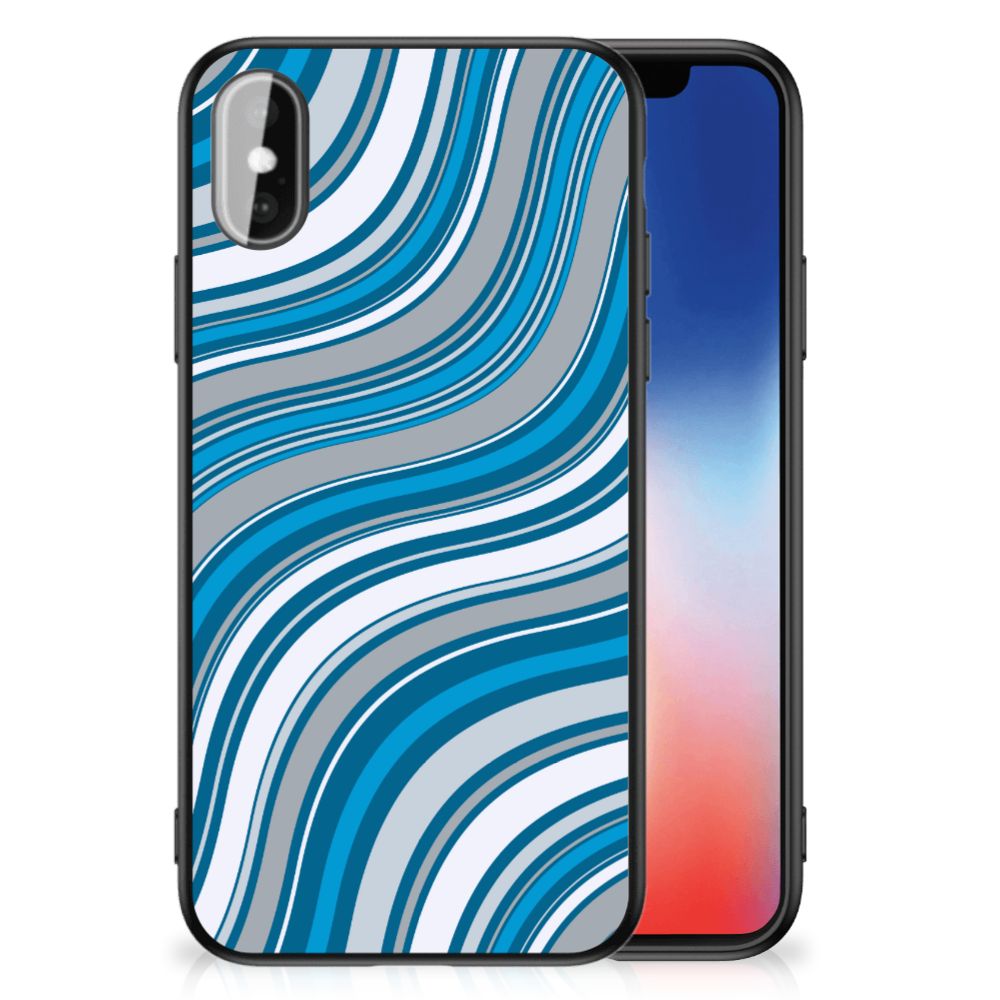 iPhone X | Xs Back Case Waves Blue