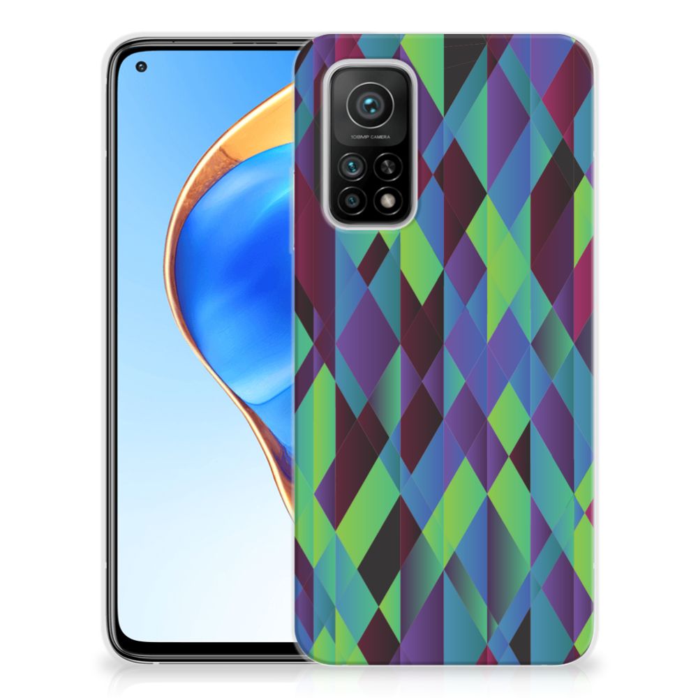 Xiaomi Mi 10T | 10T Pro TPU Hoesje Abstract Green Blue B2C Telecom