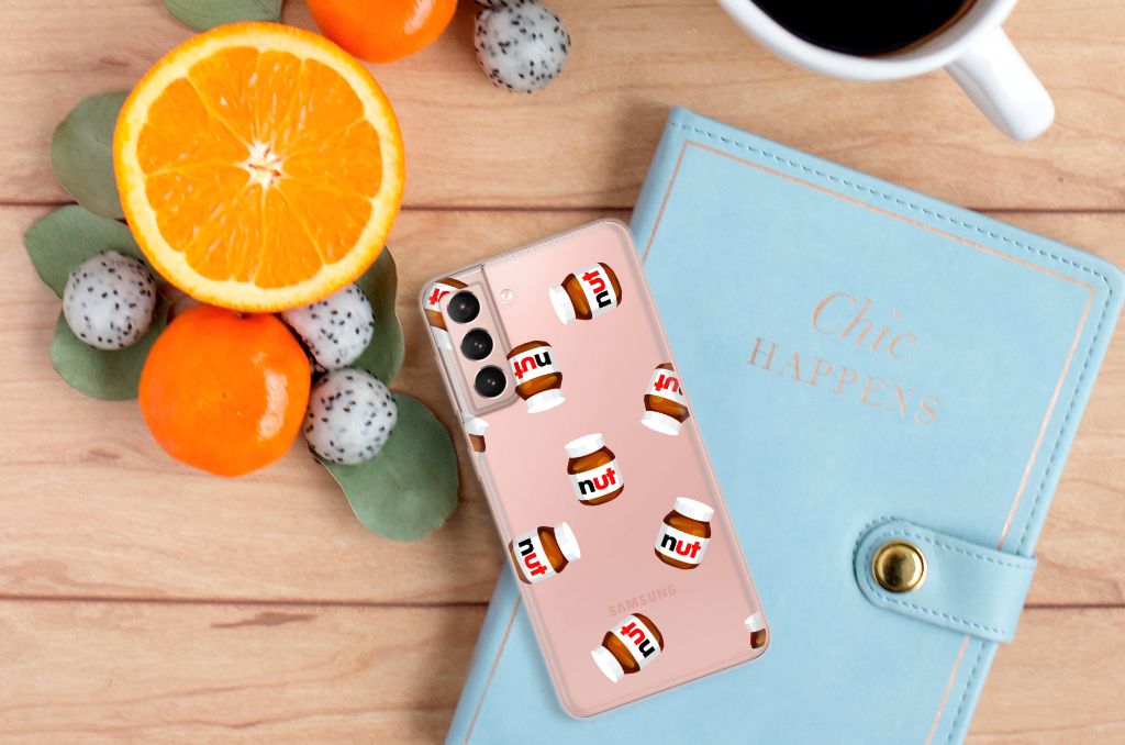Samsung Galaxy S21 Siliconen Case Nut Jar B2C Telecom