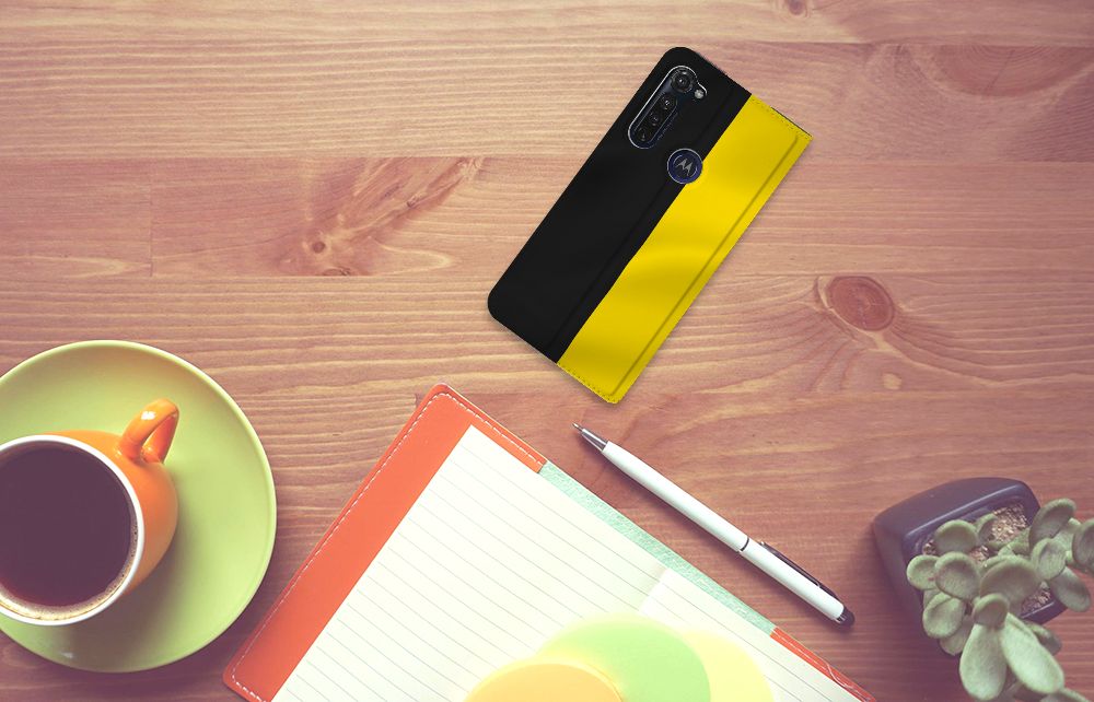 Motorola Moto G Pro Standcase Belgische Vlag - B2C Telecom