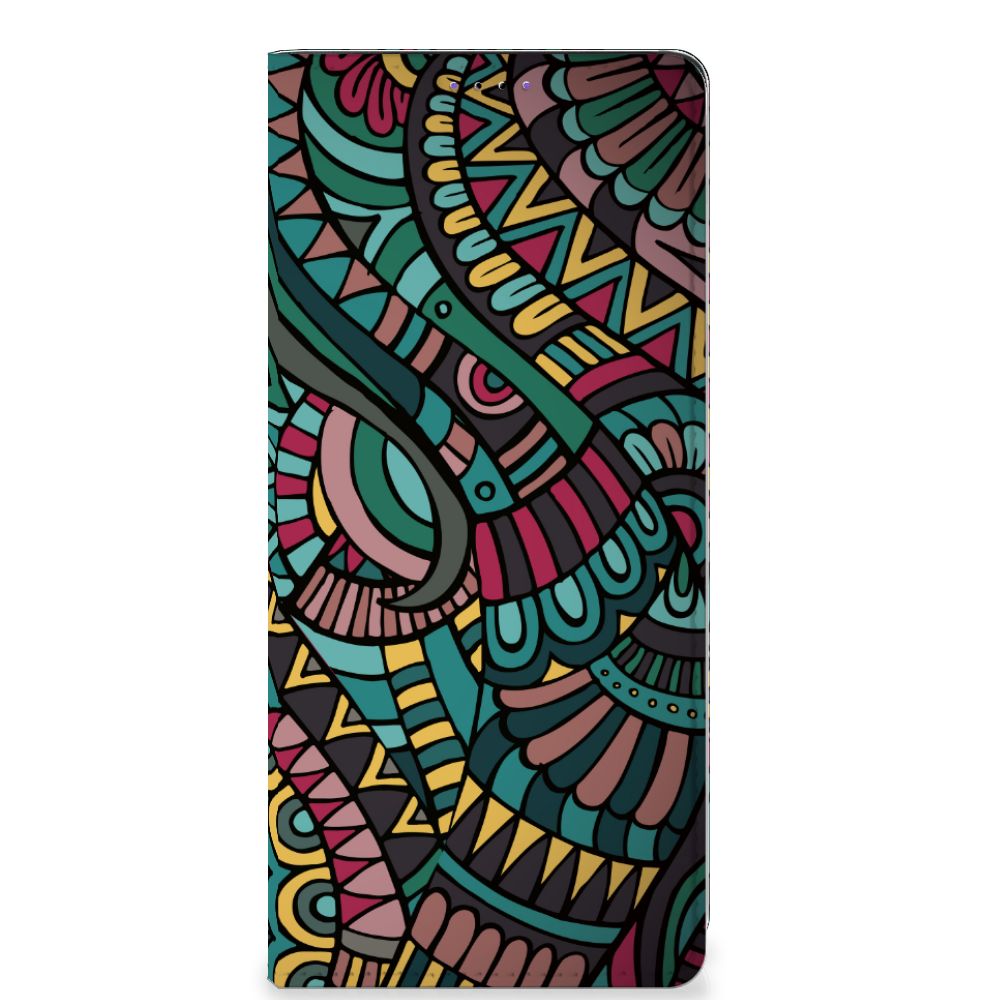 Samsung Galaxy A22 5G Hoesje met Magneet Aztec