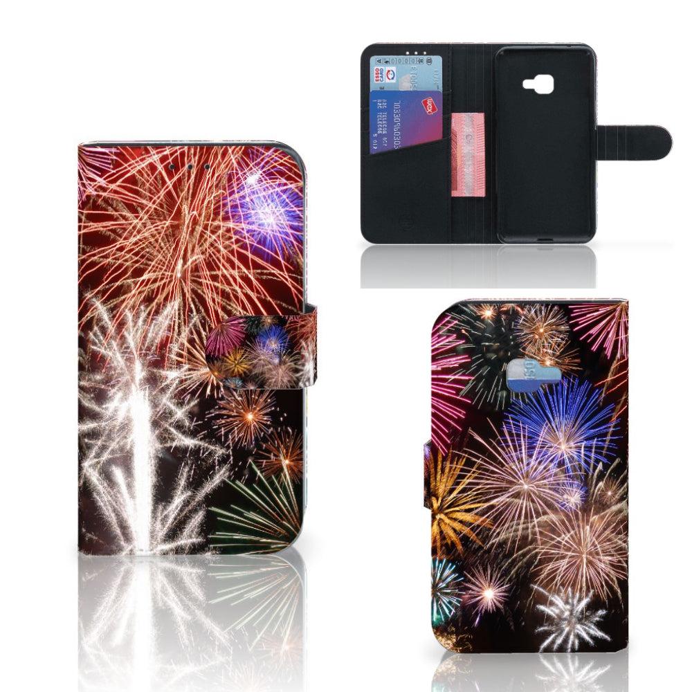 Samsung Galaxy Xcover 4 | Xcover 4s Wallet Case met Pasjes Vuurwerk