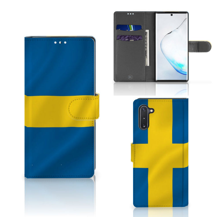 Samsung Galaxy Note 10 Bookstyle Case Zweden