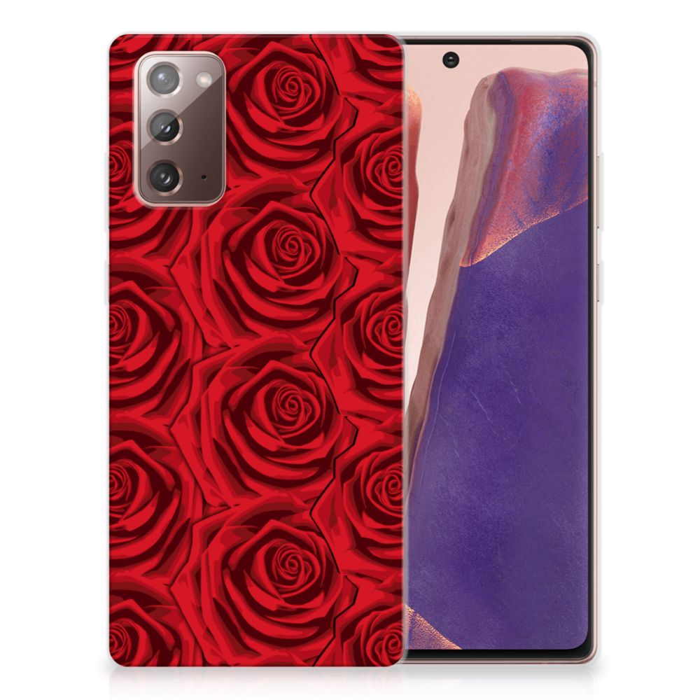 Samsung Note 20 TPU Case Red Roses