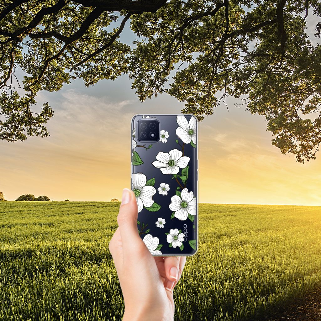 OPPO A53 5G | OPPO A73 5G TPU Case Dogwood Flowers B2C Telecom