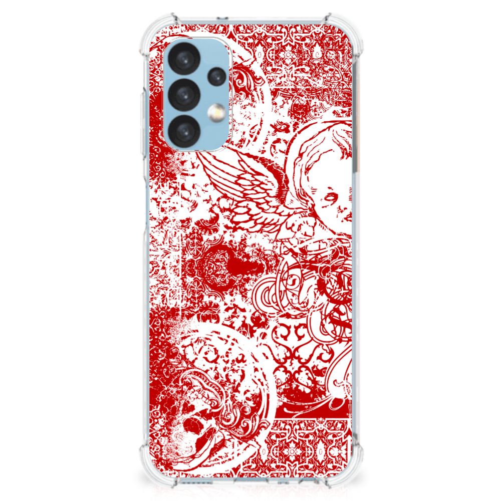 Extreme Case Samsung Galaxy A13 (4G) Angel Skull Rood B2C Telecom
