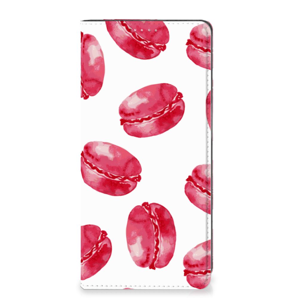 OPPO A54 5G | A74 5G | A93 5G Flip Style Cover Pink Macarons - B2C Telecom