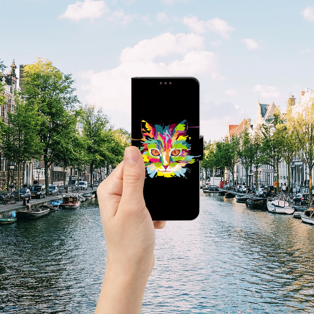 OnePlus Nord 2 5G Leuk Hoesje Cat Color