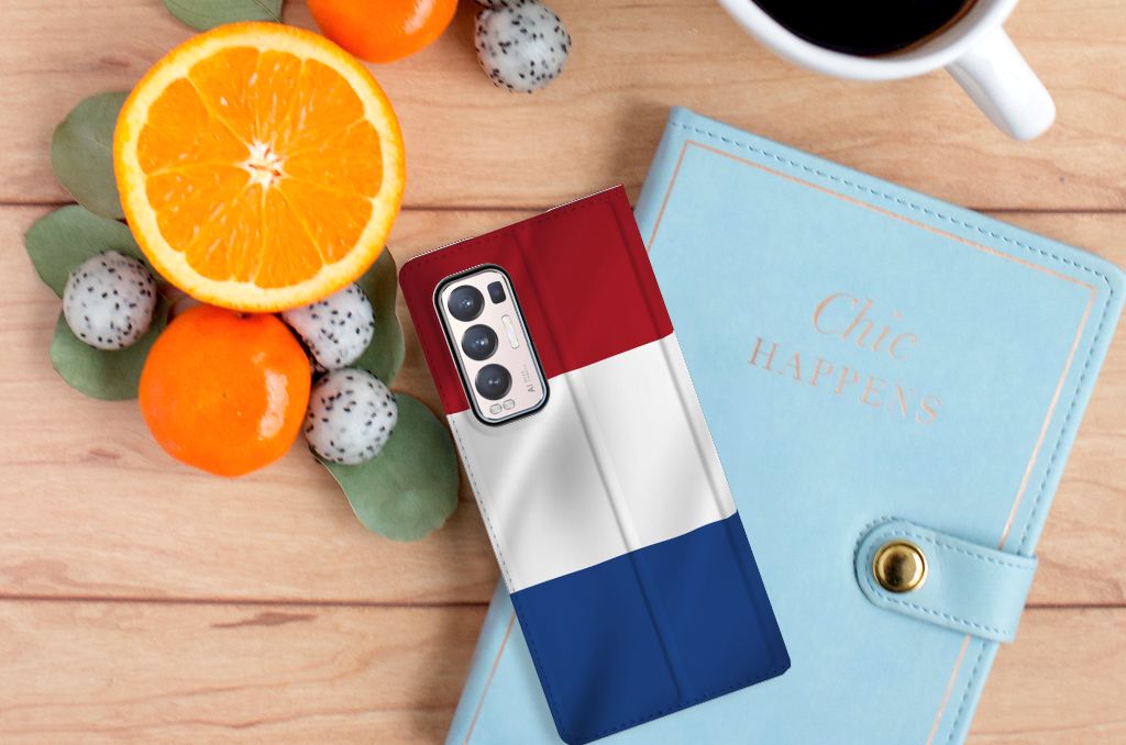 OPPO Find X3 Neo Standcase Nederlandse Vlag - B2C Telecom